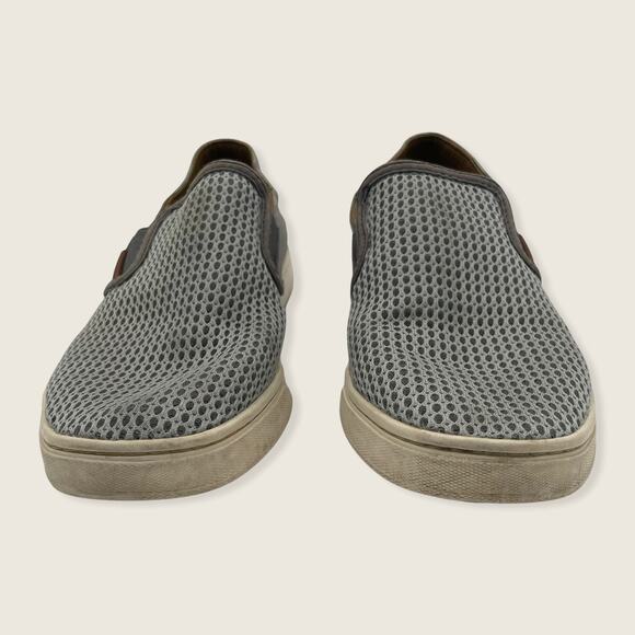 Olukai Pehuea Gray Mesh Fabric & Rubber Slip On Sneaker Flat Loafer 7.5 - Picture 2 of 9